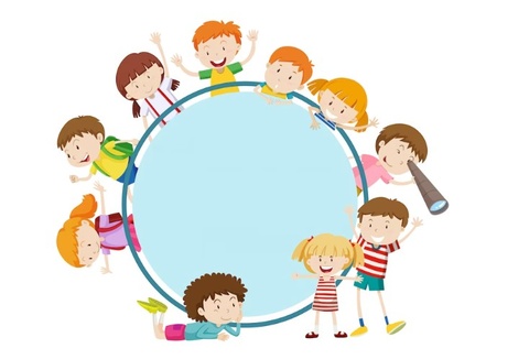 Enfants formant un cercle